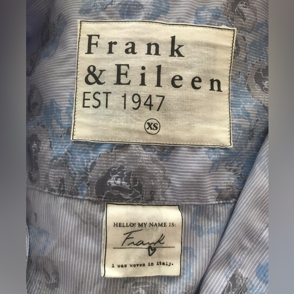 NEW!Frank & Eileen Shirt SZ XS - Picture 4 of 7